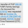 Bank Of The Philippine Islands [BPI] - Not Receiving the money sent thru instapay 