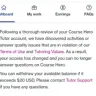 Course Hero - My tutor account was completely taken down by course hero team without able to withdraw my pending earnings
