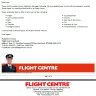 Flight Centre Travel Group - Flight agent (flight centre) to redeem credits, and book a new flight.