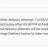 FedEx - Package that is not delivered