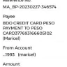 Banco de Oro / BDO Unibank - American express-bdo - Photo 2