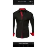 Light In The Box - Man's long sleeve red, black and white  - Photo 2