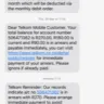 Telkom SA SOC - Incorrect sim card debit order
