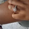 Americans Swiss - Engagement ring that had a stone fall off