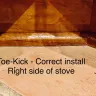 Reborn Cabinets - Incorrect Toe Kick Insall - to short & gapping seams - Photo 3