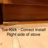 Reborn Cabinets - Incorrect Toe Kick Insall - to short & gapping seams - Photo 1
