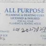 All Purpose Plumbing & Heating Corp. - Did not get what I paid for.