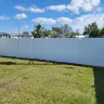 Ace Fencing - Vinyl fence. Unacceptable work