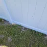 Ace Fencing - Vinyl fence. Unacceptable work