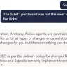 Expedia - Expedia says united charges $99 for change fee on economy ticket; united says they don't.
