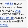 Opodo - Unauthorised debit card charges