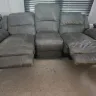 Guardsman - Grey power recliner sofa