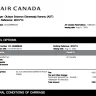 Air Canada - Booking reference: 4oixuq, flight number: air canada 8880