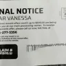 Value Plus - Postcard from Value Plus "unclaimed rewards offers" 500.00 walmart/Target gift card