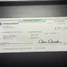 Citizens Bank - Citizens check sent to me was returned by my bank - Photo 1