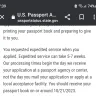 Rush My Passport - Passport not received in 8 weeks - Photo 1