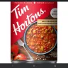 Tim Hortons - Information re canned soup