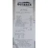 Outback Steakhouse - My husband got sick after eating the food.