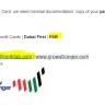 Dubai First - Credit card - Photo 1