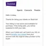 StubHub - Suspected fraud