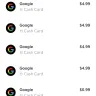 Google - Unauthorized transactions