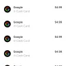 Google - Unauthorized transactions