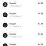 Google - Unauthorized transactions