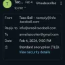 Taco Bell - No response to email, have made several attempts. Need refund - Photo 2