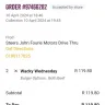 Steers John Fourie Motors Drive Thru - Incorrect online order process