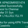 KPN Travels India - Haven't received refund for my cancelled ticket 