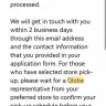 Globe Telecom - Information dessimenationnreharding the postpaid plan contract - Photo 1