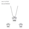 Stoneberry - Dog paw necklace and earring set - Photo 1