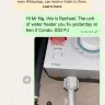 Panasonic - Urgent resolution needed for faulty home shower (dh-3vp1mw) - job order #2407003317 - Photo 1