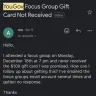 YouGov - Focus group gift card not received - Photo 1