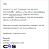 Clips4Sale - Terminated my account and stole my funds. - Photo 1