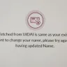 Axis Bank - Support and service regarding name correction - Photo 1