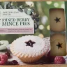 Woolworths - Woolworths home brand: australian baked: mixed berry mince pies (6 pkt 360g golden baked pies) - Photo 1