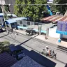 Globe Telecom - GFiber internet wirings lying-in my trellis roof.