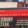 Boston Market - Missing salisbury steak patty – batch #18297 - Photo 1