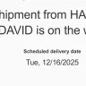 Harry And David - Terrible company-package mia and no customer service - Photo 1