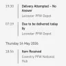 ParcelForce - Fake attempted delivery  - Photo 1