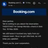 Booking.com - Formal complaint – fraudulent reservation – financial damage 250 EUR - Photo 1