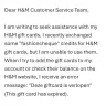 H & M Hennes & Mauritz - Unresolved issue with expired gift cards – Terrible customer service - Photo 3