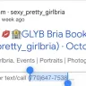Instagram - My AI instagram was hacked and disabled and the name I go by is sexy_pretty_girlbria - Photo 1