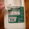 Kirkland Signature Low Fat Milk - Plastic debris in the milk