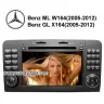 SUAV - Mercedes Benz ML W164/GL X164 OEM radio DVD GPS TV IPOD CAV-164WX