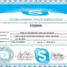 Skype - award win certificate,check and your barr name