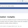 Facebook - account disabled without explanation - Photo 1