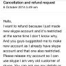 Skype - account restricted and balance deducted