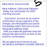 Skyworld Express - Scam through carrier